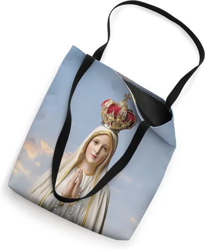 Vista 2 de con bolsa de mano de fondo Rosary Heaven