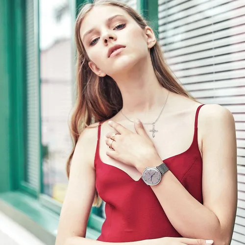 Vista 7 de Collar con colgante de nudo celta de plata de ley 925, joyería de moda para mujer, cadena Rolo de 18 pulgadas
