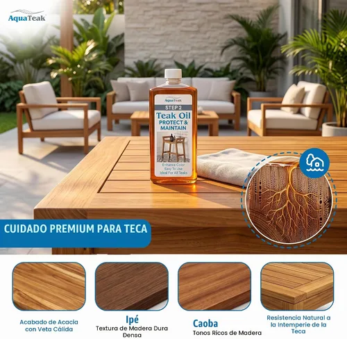 Vista 2 de AquaTeak Aceite de teca prémium