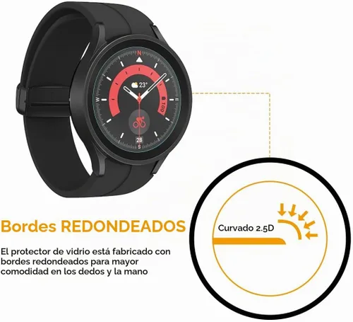 Vista 3 de Supershieldz Protector de pantalla de vidrio templado solar diseñado para Garmin Instinct 2X, antiarañazos, sin burbujas