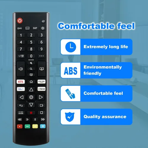 Vista 7 de Remoto reemplazado para LG 4K Smart UHD TV 43UP7000PUA 50UP7000PUA 55UP7000PUA 65UP7000PUA 43UP7560AUD 50UP7100ZUF 50UP7560AUD 55UP7100ZUF