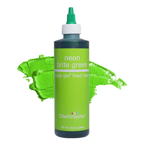 Vista 11 de Chefmaster Aguacate Liqua-Gel® Colorante alimentario Color vibrante Tinte de grado profesional para glaseado, glaseado, fondant hornear