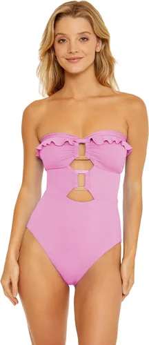 Vista 3 de Soluna Swim Traje de baño de una pieza con hebilla y hebilla para mujer