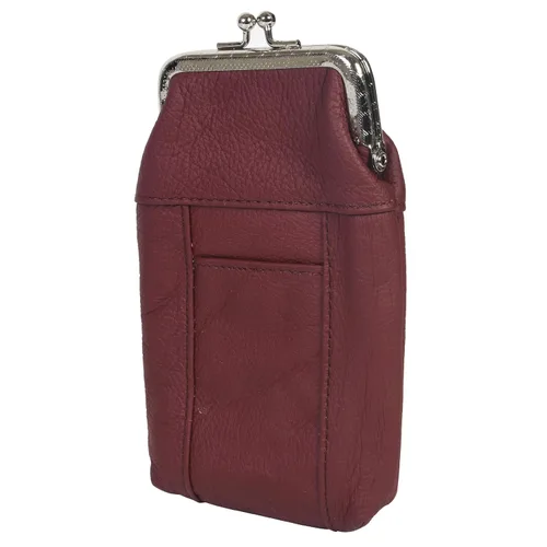 Vista 23 de Funda para cajetilla de cigarrillos de cuero con bolsillo para mechero, regular o 100 unidades, de Leatherboss (negro)