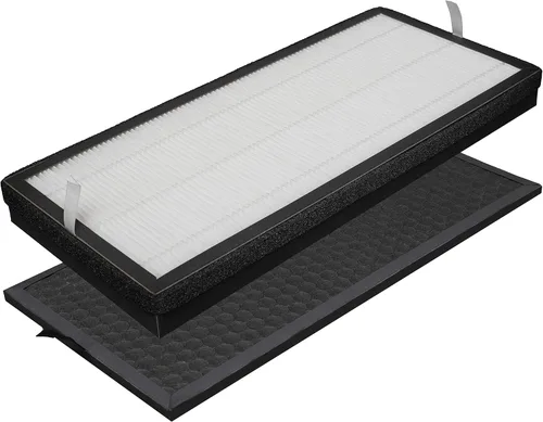 Vista 9 de Filtro de repuesto XD6065 de carbón activado y XD6075 True HEPA, compatible con purificadores de aire puro intenso Rowenta PU4020, 1 eliminador