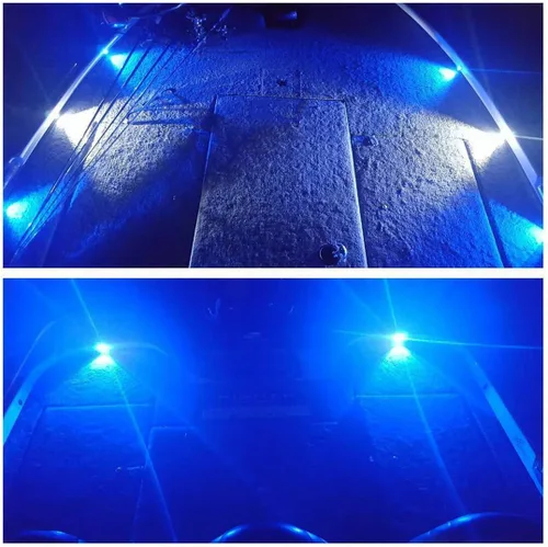 Vista 9 de Shangyuan Luces marinas para barco, luces interiores LED utilitarias para cubierta de cortesía, luz de cabina de popa de popa de 12 V, luces marinas
