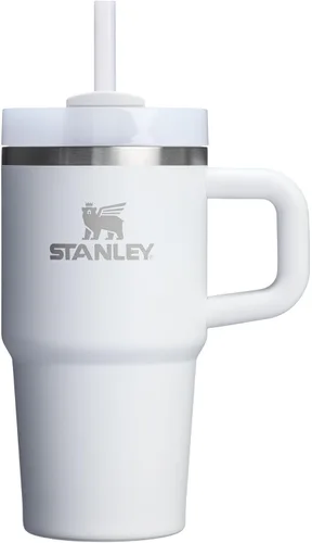 Vista 199 de STANLEY Quencher H2.0 Vaso Térmico con asa y pajilla, 64 onzas, tapa Flowstate de 3 posiciones, gran capacidad para viajes y deportes, vaso de acero