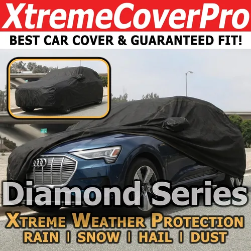 Vista 2 de Funda de coche compatible con Audi E-TRON/E-TRON SPORTBACK XTREMECOVERPRO Diamond Series 2019, 2020, 2021, 2022, 2023, color negro