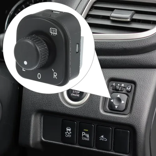 Vista 3 de X AUTOHAUX Interruptor retrovisor eléctrico Control remoto 1K0959565FREH para Volkswagen CC 2009-2017 Jetta 2005-2010 Tiguan 2009-2016 Passat CC