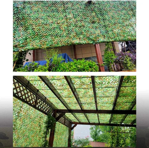 Vista 7 de Red de camuflaje militar para acampada y caza, para decoración de exteriores