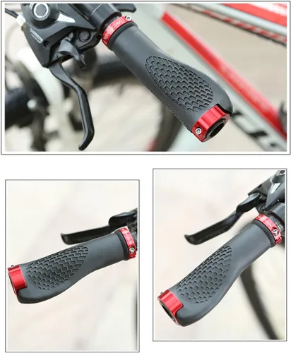 Vista 6 de Puños ergonómicos de manubrio de bicicleta, de Topcabin, con amplia superficie de agarre