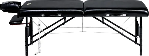 Vista 3 de Mesa de masaje portátil Galaxy Therma Top Master de 30" Pacakge Beauty Bed Built Black