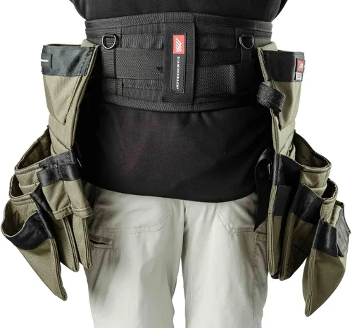 Vista 3 de Sistema de cinturón de herramientas Diamondback Denali 2.0 - Incluye cinturón Diamondback de 15 cm, fundas para martillo y barra plana - Perfecto