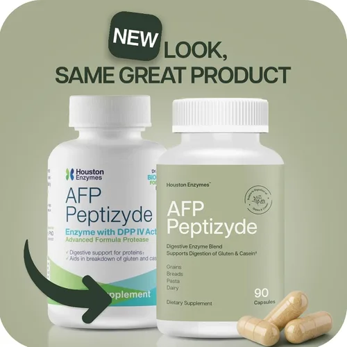 Vista 5 de Houston Enzymes – Peptizyde AFP – 90 cápsulas – Combinación de enzimas formulada profesionalmente con actividad DPP IV – Apoya la digestión