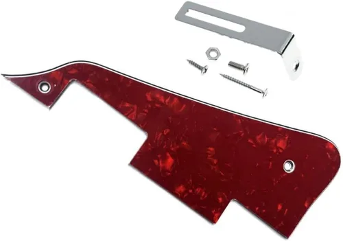 Vista 50 de Dopro Golpeador de guitarra LP con perla de abalone y soporte negro para Epi Les Paul