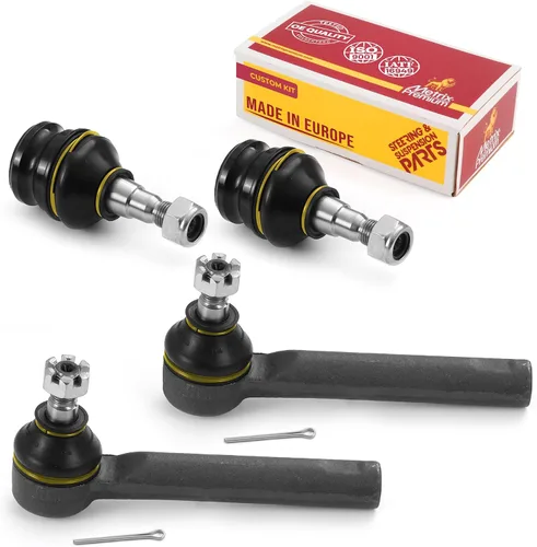 Vista 172 de Metrix Premium Chassis Parts - Kit de 4 piezas de extremos de barra de acoplamiento frontal exterior e interior compatible con Nissan Pathfinder