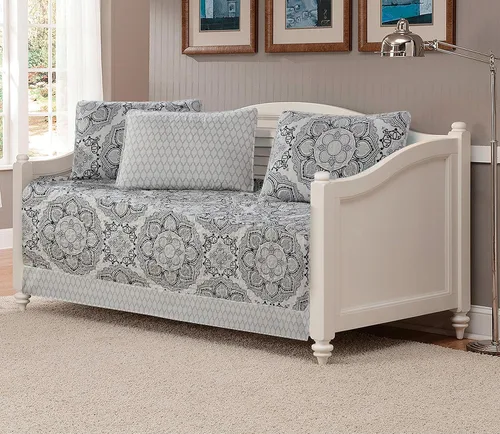 Vista 4 de Fancy Collection juego de fundas para cama de 5 piezas, estilo moderno