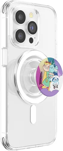 Vista 3 de Disney Channel Star vs. The Forces of Evil Pony Head PopSockets MagSafe PopGrip para iPhone
