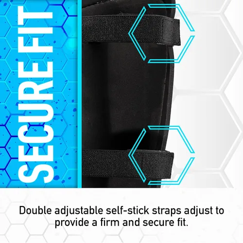 Vista 6 de Franklin Sports Espinilleras de fútbol para jóvenes y adultos – Espinilleras superligeras para hombres, mujeres + niños – (2) Espinilleras