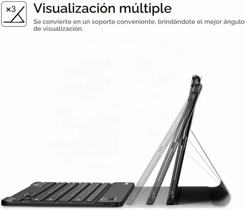 Vista 4 de FINTIE Funda con teclado para Samsung Galaxy Tab S5e 10.5 en 2019