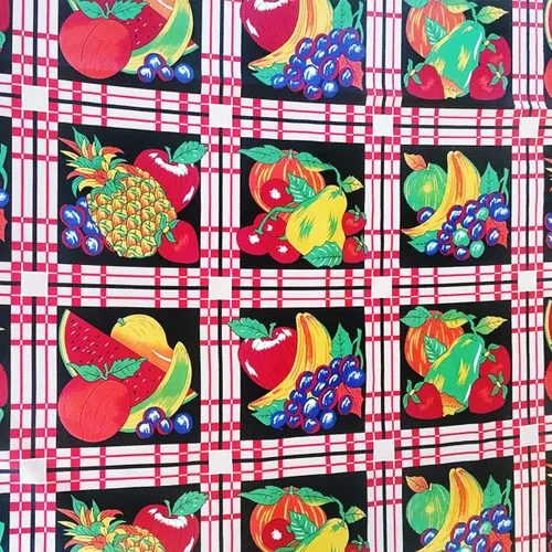 Vista 10 de Zen Creative Designs The Yard - Tela estampada de la colección de frutas de polialgodón, 58 pulgadas de ancho, tela con estampado de frutas Manzanas