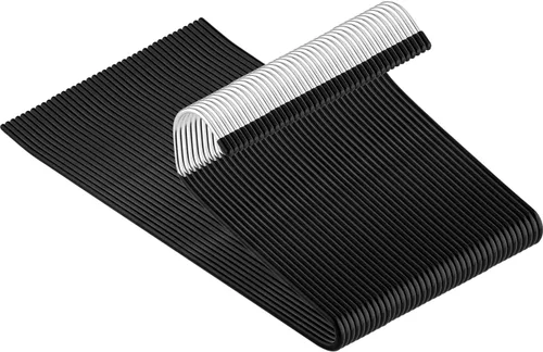 Vista 9 de Perchas metálicas antideslizantes para pantalones, paquete de 20