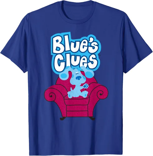 Vista 19 de Camiseta Blue's Clues On Red Sofa Negro