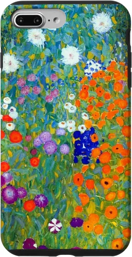 Vista 12 de Gustav Klimt Flower Garden Case for iPhone 16