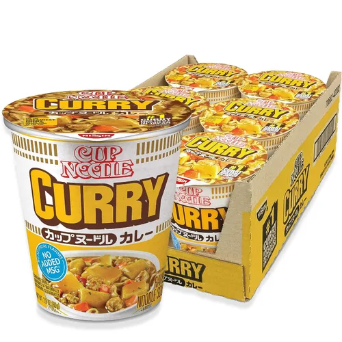 Vista 17 de Nissin Taza de fideos ramen con proteína, sabor a pollo picante con caldo de huesos, 16g de proteína, taza de 2.54 onzas (paquete de 6)
