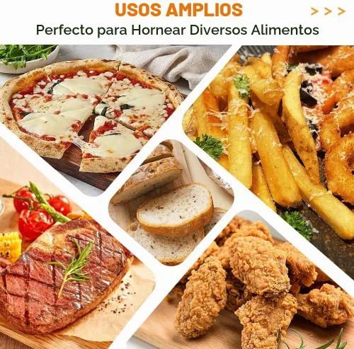 Vista 7 de BYKITCHEN Revestimientos para freidora de aire de 9.4x8.7 pulgadas compatibles con freidora de aire de 4-7QT y freidora de aire multifuncional