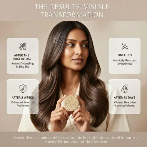 Vista 5 de Nature Skin Shop Barra de champú Amla, fórmula ayurvédica para el crecimiento y la fuerza del cabello, con Shikakai para un cabello más completo