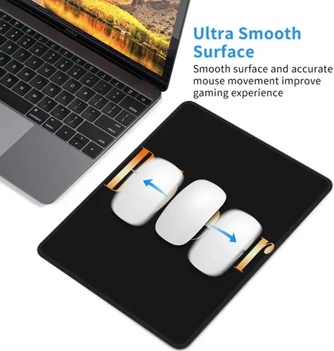 Vista 5 de Bob Music Seger Singer Logo Gaming Mouse Pads Small Mouse Pads for Gaming Office Laptop Computer Pc 10 X 12 Inch