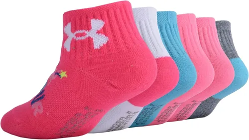 Vista 4 de Under Armour Paquete múltiple de calcetines para niña