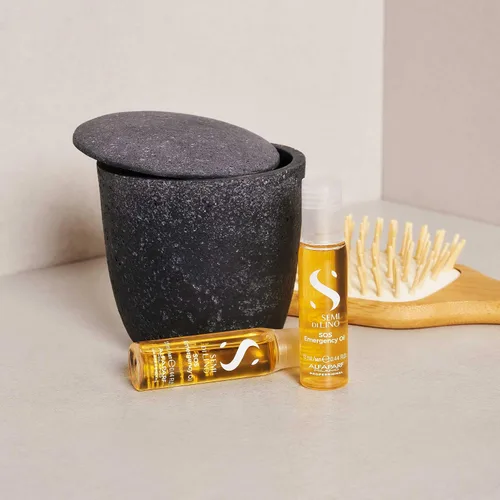 Vista 10 de ALFAPARF MILANO Semi di Lino Reconstruction Aceite de Emergencia SOS Reparativo - Tratamiento para la Rotura del Cabello para Fortalecer, Suavizar