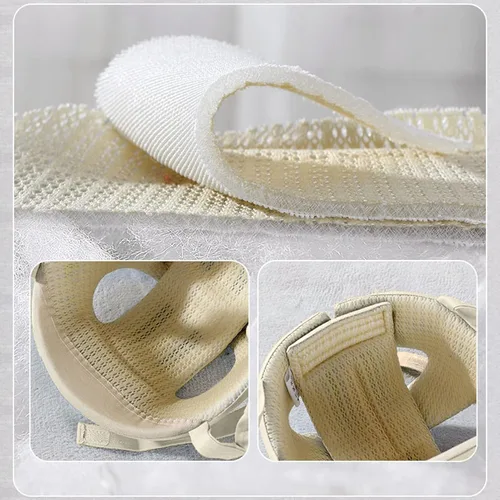 Vista 6 de Casco infantil para bebé, protector de cabeza (beige) Niños Ajustable Casco Sombrero Arneses Cap Kid Niño Crawl Walk Jugar
