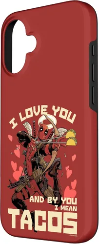 Vista 73 de Marvel Deadpool I Love You and by You I Mean Tacos - Carcasa para iPhone 17