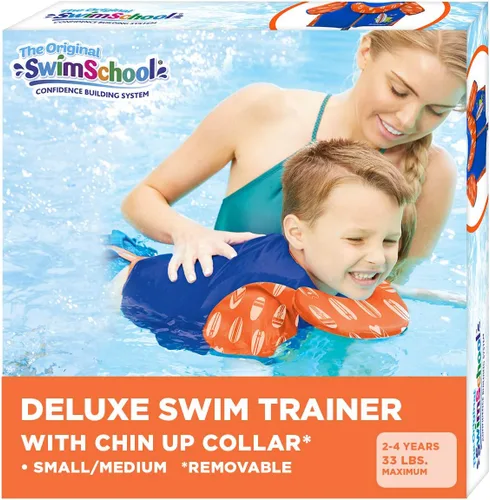 Vista 6 de SwimSchool Chalecos de Entrenamiento de Natación para Niños para Niños Pequeños de 2 a 6 Años – Niños/Niñas – Varios Colores/Estilos – Flotadores