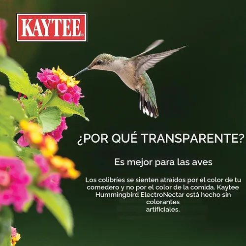 Vista 4 de Kaytee Hummingbird ElectroNectar - Alimento para aves silvestres, concentrado de 16 onzas, paquete de 2 unidades, hace 128 onzas de ElectroNectar