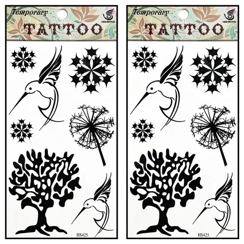 Vista 29 de Tatuajes 2 hojas de tatuaje temporal 3D paraguas de sol nubes de lluvia para mujeres hombres espalda baja hombro cuello brazo tatuaje etiqueta