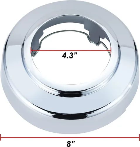 Vista 4 de DNA Motoring Tapa central de rueda delantera compatible con 94-08 F250 / F350 / E150 / E250 / E350 / E450, compatible con modelos 4WD 16x7 rueda