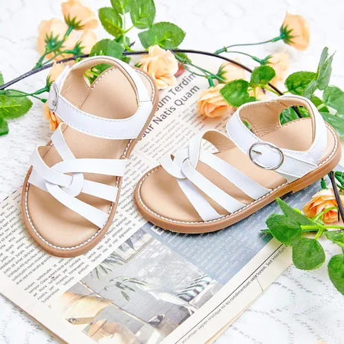 Vista 133 de THEE BRON Sandalias cómodas para niñas, zapatos para niños, sandalias rellenas