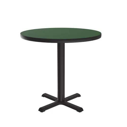 Vista 10 de Correll - Mesa cuadrada de pub de 24 pulgadas, mesa de cóctel de comedor de 29 pulgadas de alto, parte superior laminada de alta presión de granito