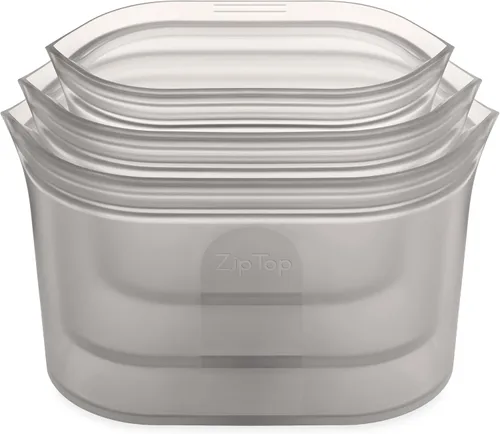 Vista 15 de Zip Top - Contenedores reutilizables de silicón 100 % platino