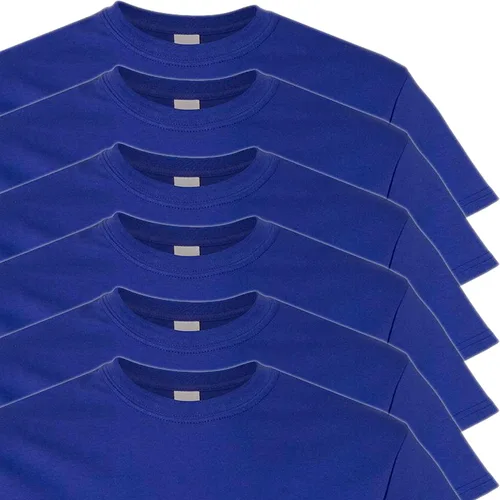 Vista 5 de Gildan Camiseta de algodón pesado para hombre, cobalto, M (paquete de 6), Ceniza, verde