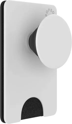 Vista 6 de PopSockets - Cartera de teléfono con agarre extensible para teléfono, tarjetero para teléfono - blanco y negro Blanco negro