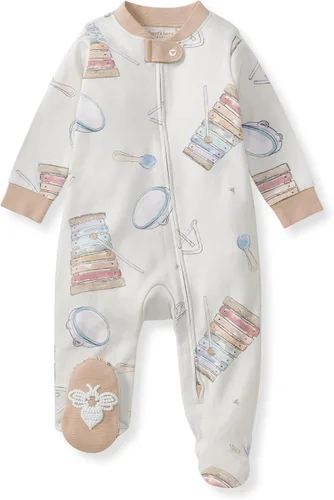 Vista 226 de Burt's Bees Baby - Pijama de una pieza para bebé, mameluco para dormir y jugar, algodón 100% orgánico, cremallera frontal