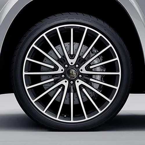 Vista 4 de Juego de 4 tapas centrales de rueda de 2.953 in compatibles con Mercedes Benz B66470207 / B66470200 negro CM 25