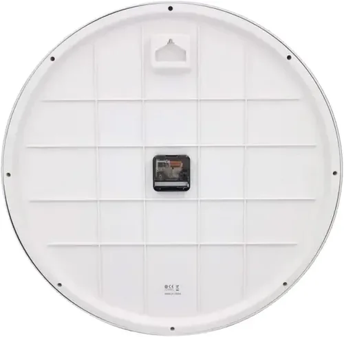Vista 2 de SEIKO QXA563SLH Reloj de pared grande, plateado, 29 pulgadas Plata