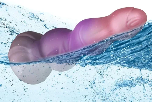 Vista 6 de Romi Consolador realista con nudo grande, fuerte ventosa, estimulación del punto G, estimulación del punto G, masajeador de próstata, cuentas anales