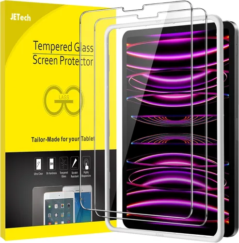 Vista 6 de JETech Protector de pantalla para iPad (9.7 pulgadas, modelo 2018/2017, 6ª/5ª generación), Air 2/1, Pro 9.7 pulgadas, película de vidrio templado